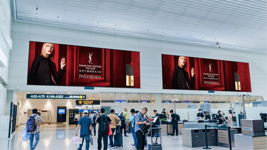 T2 International Departure Security Zone Lightbox Package