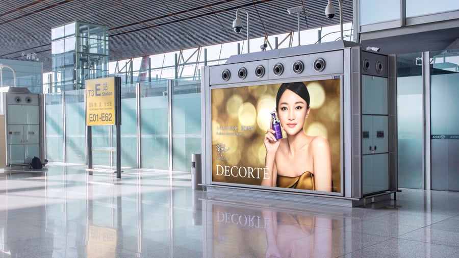 T3 International Departure APM Platform Pre-Immigration Lightbox Package