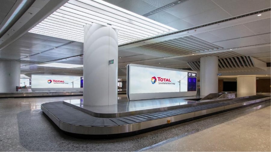 International Arrival Baggage Claim Hall Digital Billboard Package
