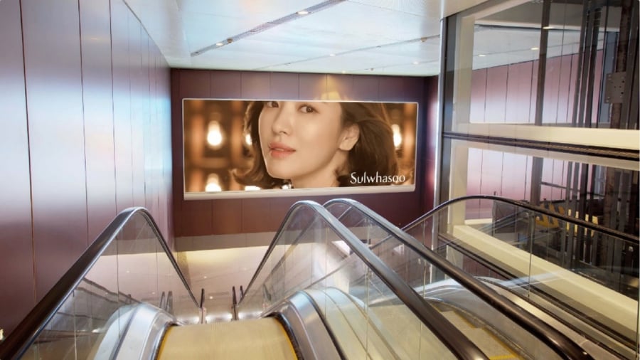 International Arrival Baggage Hall Escalator Digital Billboard Package
