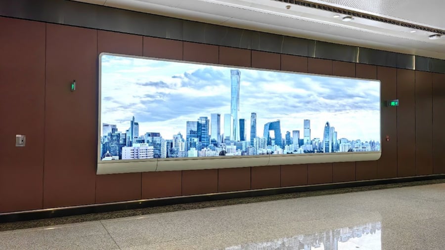 International Arrival Corridor Wall Lightbox
