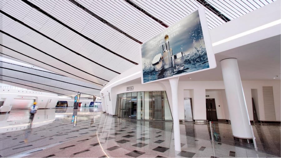 International Departure Post-Security-Check Digital Billboard Package
