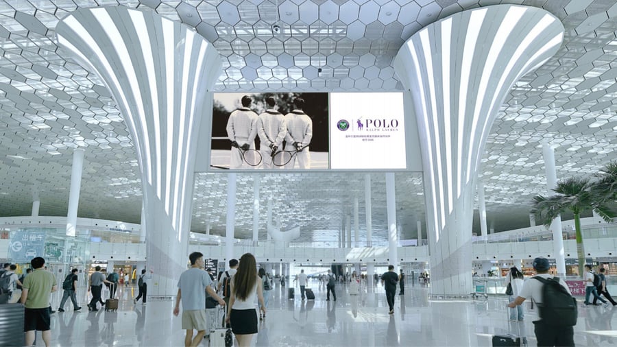 GTC Domestic and International Departure and Arrival Area Digital Billboard