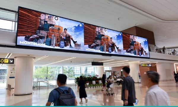 T2 Domestic Departure Commercial Zone Digital Billboard