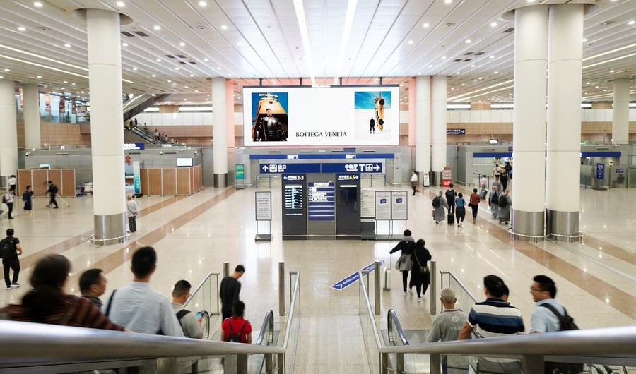 Shanghai Pudong T1/T2/S1/S2 Domestic Arrival Digital Billboard Network