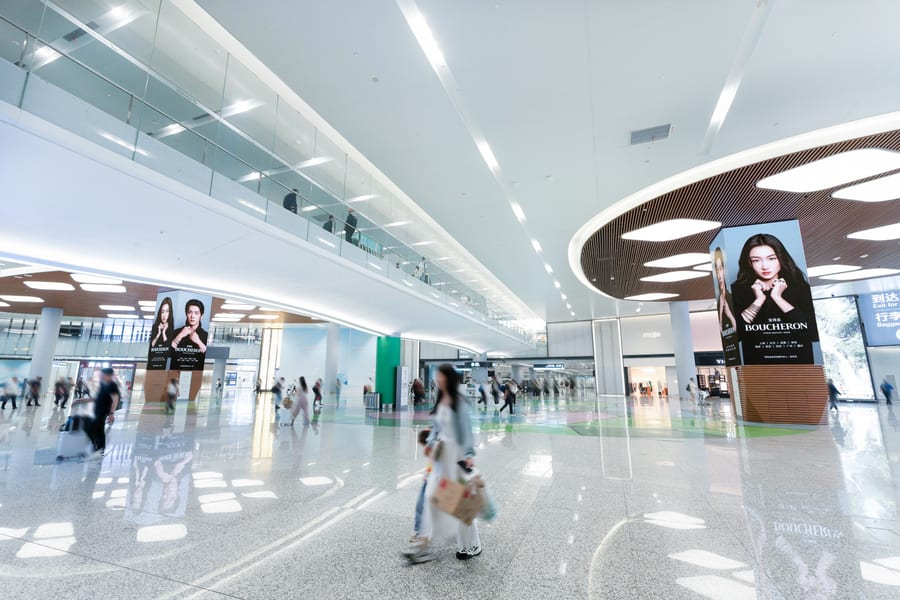 T4 Domestic and International Departure Security Gate Digital Billboard