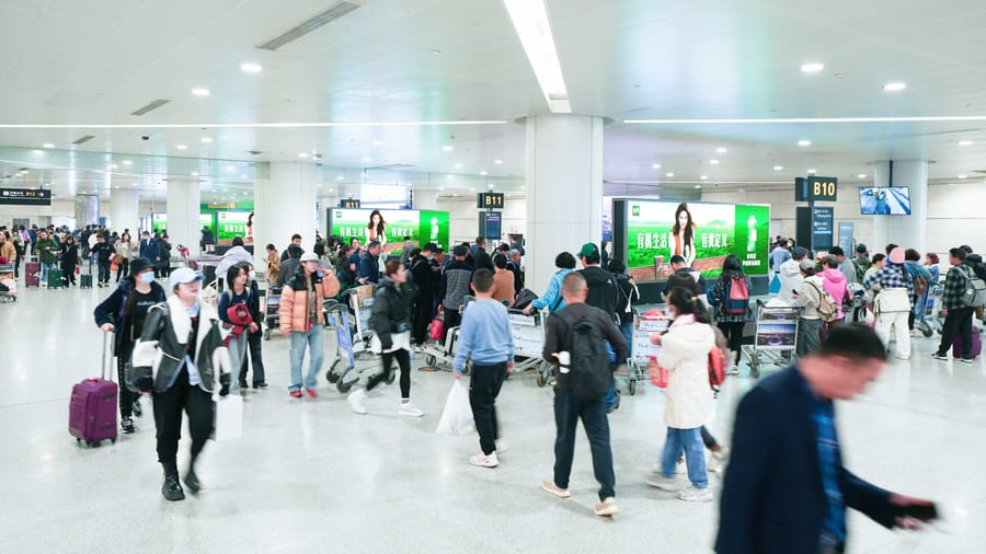 T3 Domestic Baggage Claim Carousel Digital Billboard