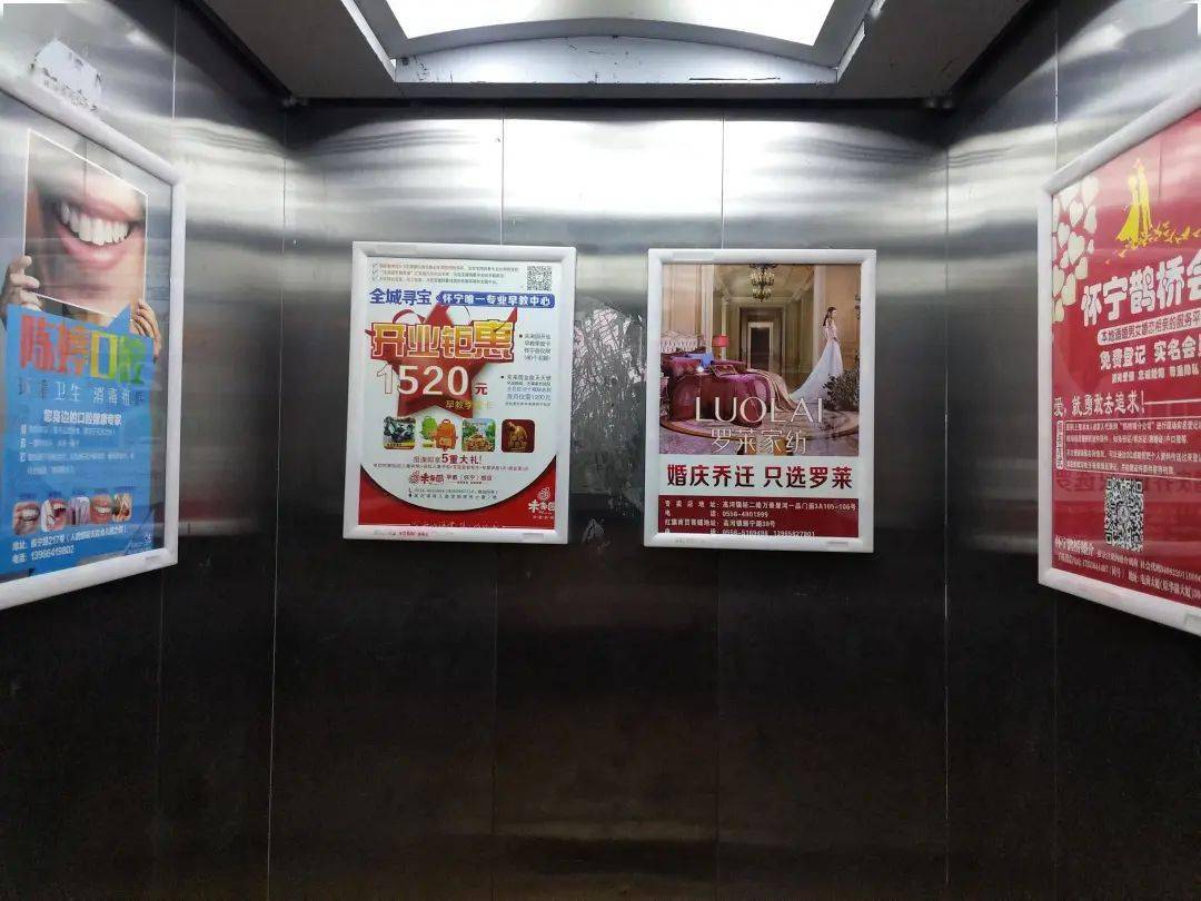 China residential community elevator advertising reaches household decision-makers on every floor