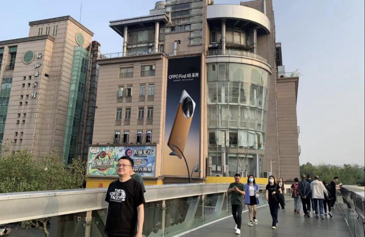 Hangzhou Yanan Road Tianyang Mingzhu Commercial Center Lightbox